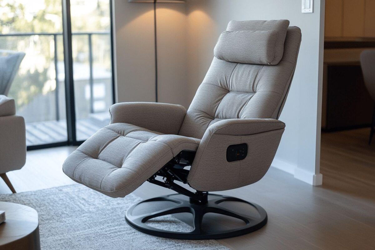 espace détente dans son salon mobilier et les accessoires adaptés