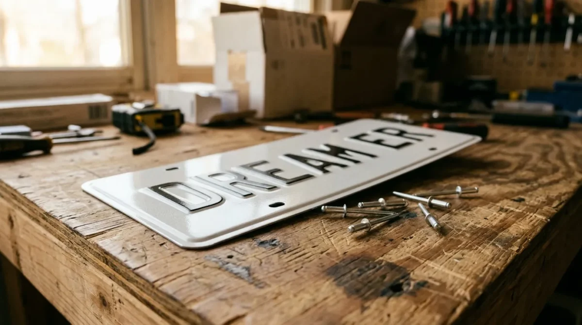 Refaire plaque immatriculation : rapide et pas cher