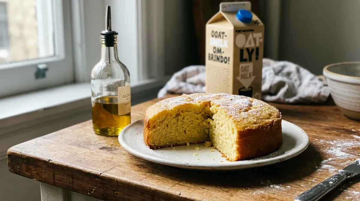 Gâteau sans œuf sans beurre : recette rapide goûter