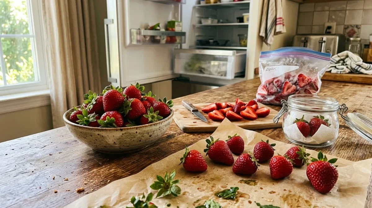 Conserver des fraises fraiches : astuces pratiques